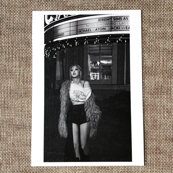 BLACKPINK ROSE #1 [ -R- ] Official Polaroid Postcard, 1st Single / New / Gift