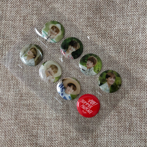 BTS GROUP [ 2017 Summer Package ] Face Photo Sticker / New / Gift