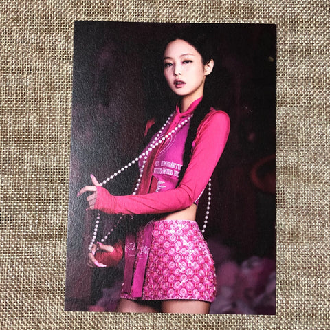 BLACKPINK JENNIE [ Born Pink ] Official Postcard, Box Set Ver. / New / Gift