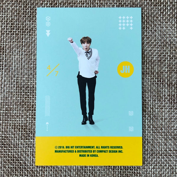 BTS J-hope 4/7 [3rd Muster ARMY.ZIP] Official Player Card Photocard / New / Gift