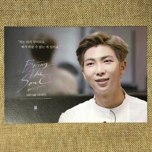 BTS RM [ Bring The Soul Docu Series ] Official Postcard Photocard / New / Gift