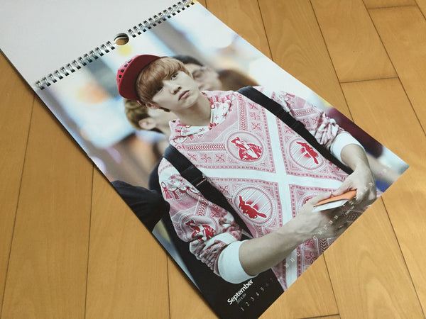 EXO [ LOVESICK 2014 LUHAN ] Official Wall Calendar / New, Rare / Gift