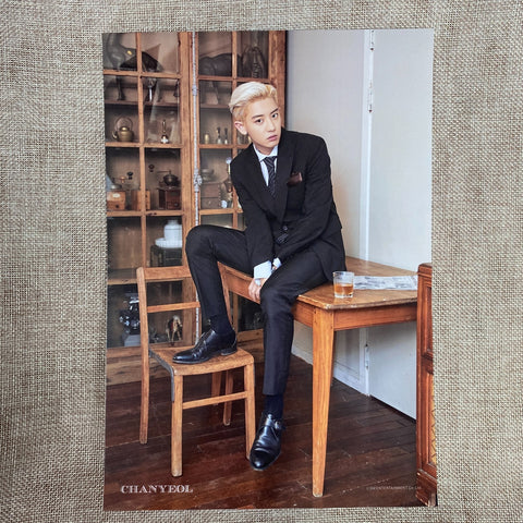 EXO CHANYEOL [ 2020 Season's Greetings ] Official A4 Size Poster / New / Gift