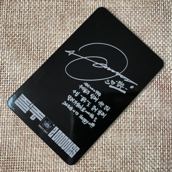 NCT 127 JUNGWOO [ BADDIES ] Official Photocard, Faster Ver / New / Gift