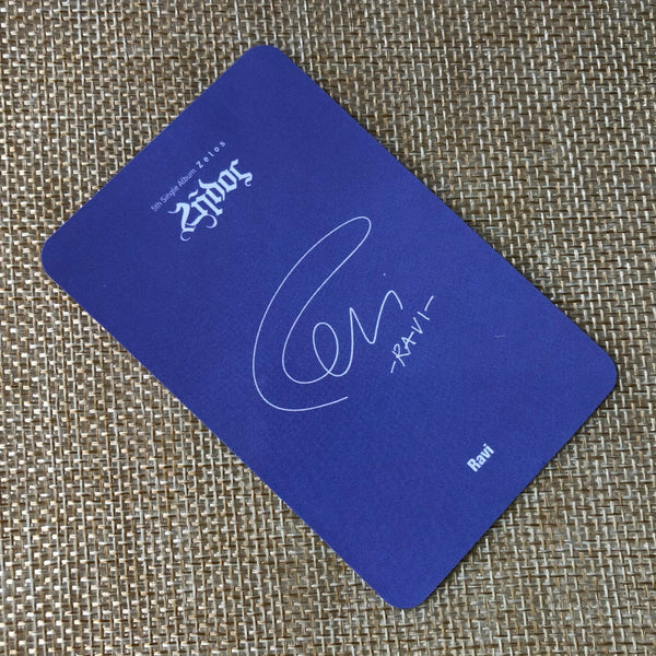 VIXX RAVI [ Zelos ] Official Photocard, 5th Single Album / New, Rare / Gift