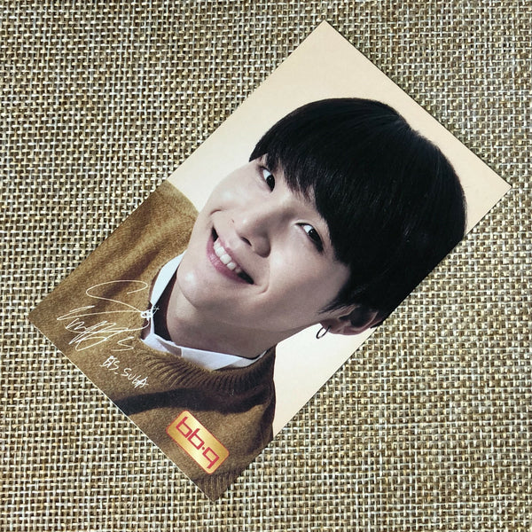 BTS SUGA #1 [ BBQ ] Official PhotoCard / New / Gift