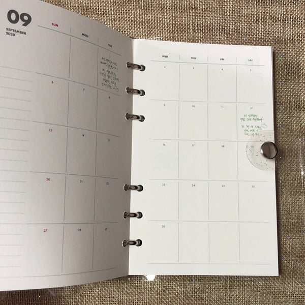 BTS [ 2020 Season's Greetings ] Official Diary Planner Only / New / Gift