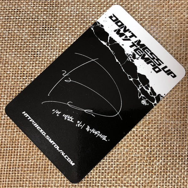 EXO D.O. [Don't Mess Up My Tempo] Official Photocard, Moderato 5th / New / Gift