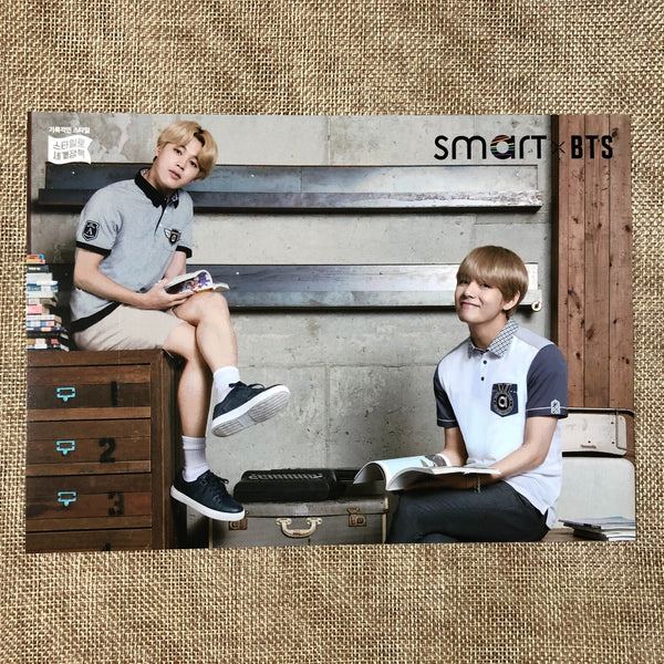 BTS GROUP #12 [BTS X Smart Uniform Promotional] Official Photo / New, Rare /+G