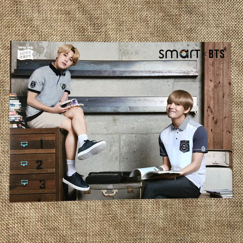 BTS GROUP #12 [BTS X Smart Uniform Promotional] Official Photo / New, Rare /+G
