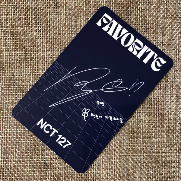 NCT 127 DOYOUNG [FAVORITE Repackage KIHNO] Official Photocard, Poetic Ver. /+G