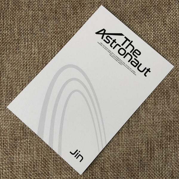 BTS JIN [ The Astronaut ] Official Postcard, Solo Single / New / Gift