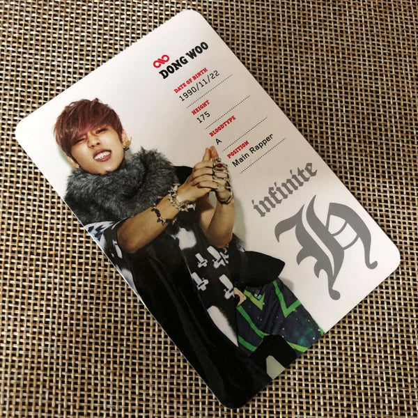 INFINITE H DONG WOO #3 [ Fly High ] Official Photocard / New, Rare / Gift