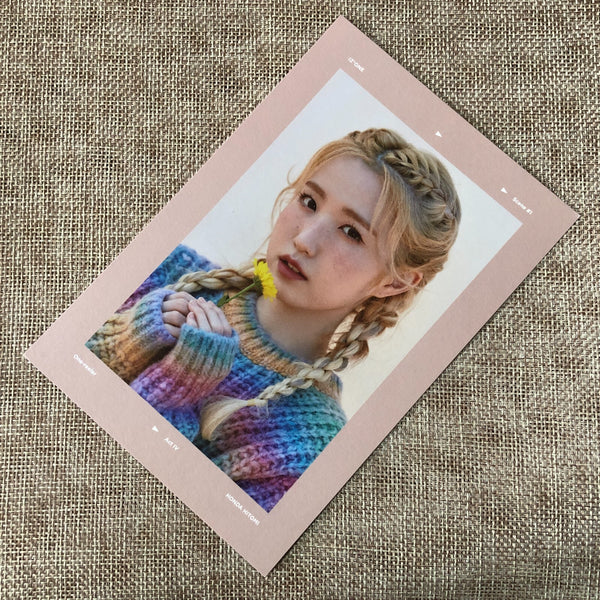 IZ*ONE HITOMI [ One-reeler / Act IV ] Official Cover Postcard / New / Gift