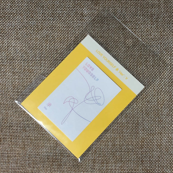 BTS [Oh, always] Official Love Yourself Album Cover Sticker, Her V Ver / Gift