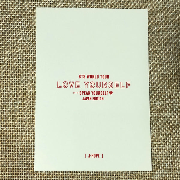 BTS J-HOPE [Speak Yourself World Tour Japan] Official Coin Pouch Photocard /+G