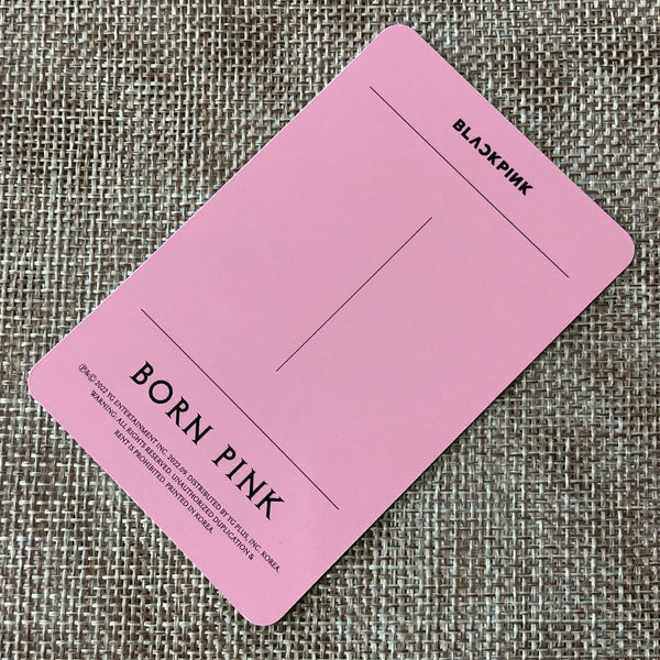 BLACKPINK JENNIE [ Born Pink ] Official Photocard, Box Set Ver / New / Gift