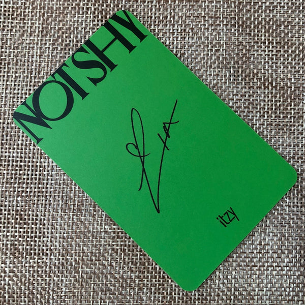 ITZY LIA #3 [ NOT SHY ] Official Photocard, 3rd Mini Album / New / Gift