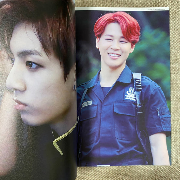 BTS JUNGKOOK JIMIN [ Rosso Azure Exhibition Photobook ] 100 pg, 21x30 cm/New/GFT