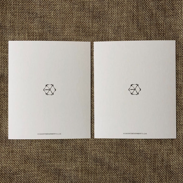 EXO SUHO [ EX'ACT ] Official Polaroid Photocard Set of 2 / Postcard / New / Gift