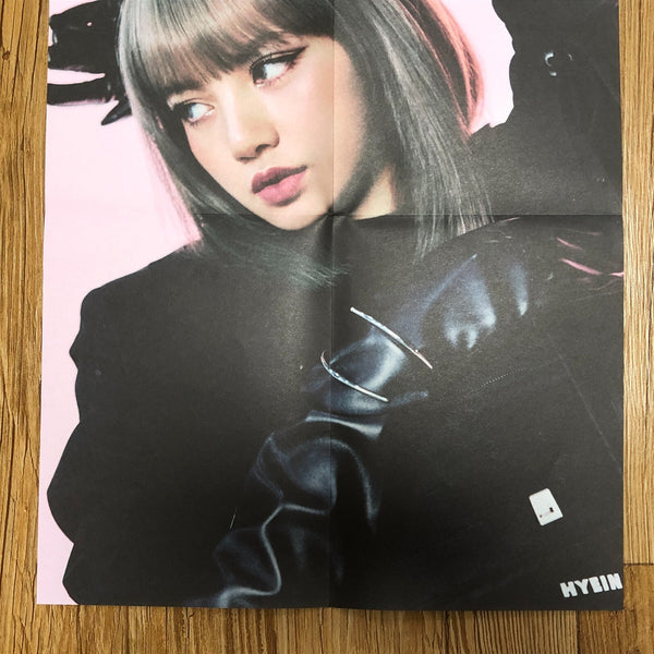 BLACKPINK LISA [ Kill This Love ] Official Folded Poster / New / Gift
