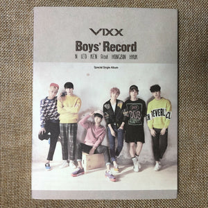 VIXX [ Boy's Record ] Official Album Photobook, Photobook + CD / New / Gift