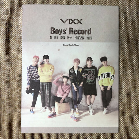 VIXX [ Boy's Record ] Official Album Photobook, Photobook + CD / New / Gift