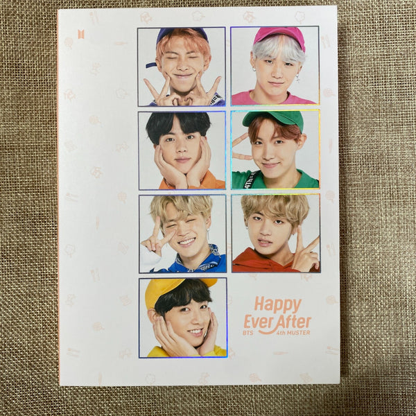 BTS [ 4th Muster Happy Ever After ] Official DVD (En, Ko, Ch) Set No PC/ Mint /G