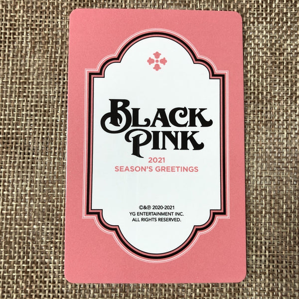 BLACKPINK JISOO #3 [ 2021 Season's Greetings ] Official Photocard / New / Gift