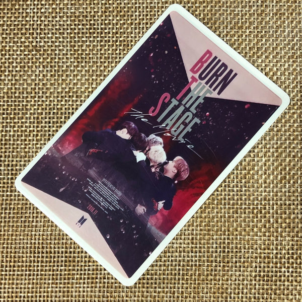BTS GROUP #17 [Burn The Stage Movie] Official Ticket Photocard Photo / Gift