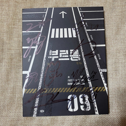 SF9 [Burning Sensation] Signed Promo Album / CD+Photobook+PC / Autographed / Rar