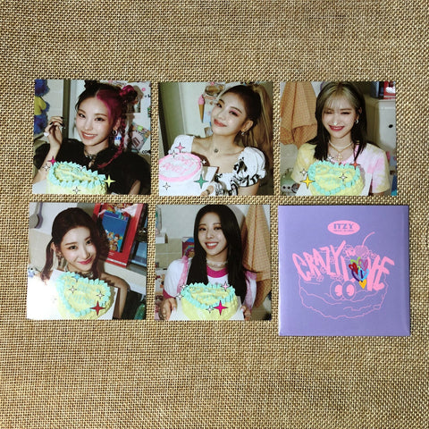 ITZY GROUP #2 [CRAZY IN LOVE] Official Preorder Special Photocard SET / Gift