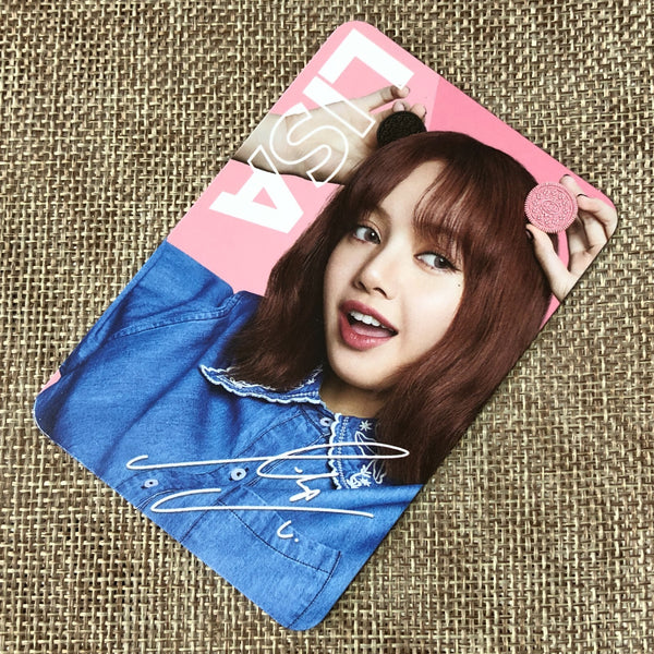 BLACKPINK LISA [ OREO X BLACKPINK ] Official Limited Photocard / New / Gift
