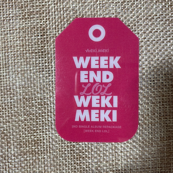 WEKI MEKI All Member SIGNED Promo Album Autographed Full Set [ WEEK END ] +Gift