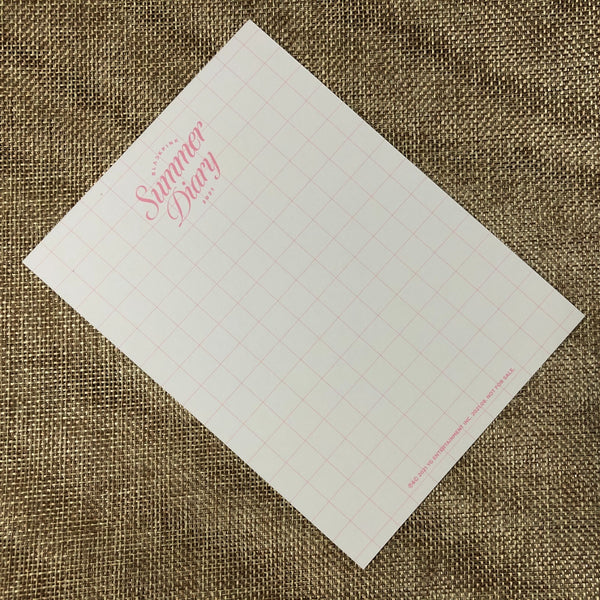 BLACKPINK JISOO #1 [2021 SUMMER DIARY] Official Postcard Photocard / New / Gift
