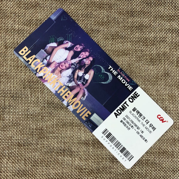 BLACKPINK GROUP #2 [ The Movie ] Official Limited Ticket Photocard / New / Gift