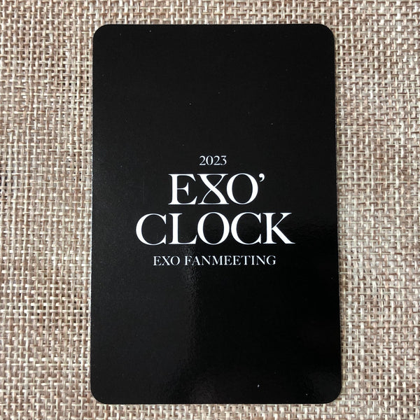 EXO CHEN [ 2023 Fan meeting EXO' Clock ] Official Photocard / New / Gift