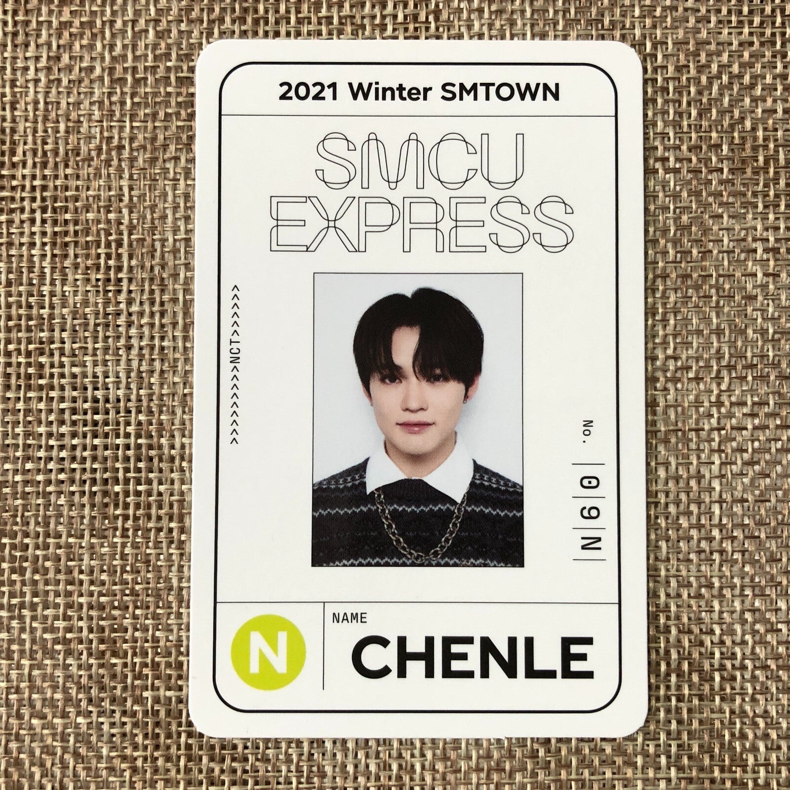 NCT 127 CHENLE [2021 Winter SMTOWN SMCU EXPRESS] Official Photocard / New / Gift