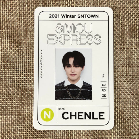 NCT 127 CHENLE [2021 Winter SMTOWN SMCU EXPRESS] Official Photocard / New / Gift