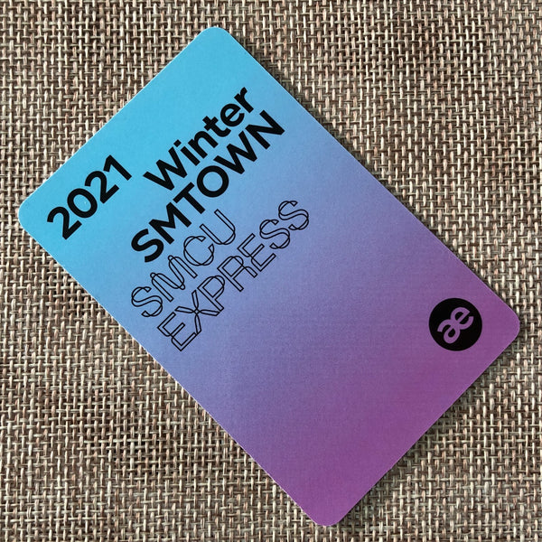 AESPA NINGNING [2021 Winter SMTOWN SMCU Express] Official Pass Photocard / Gift