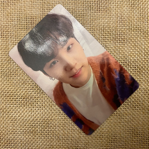 BTS SUGA [BE Essential Ed] Official Photocard + Holder, WEVERSE POB / New, Rare
