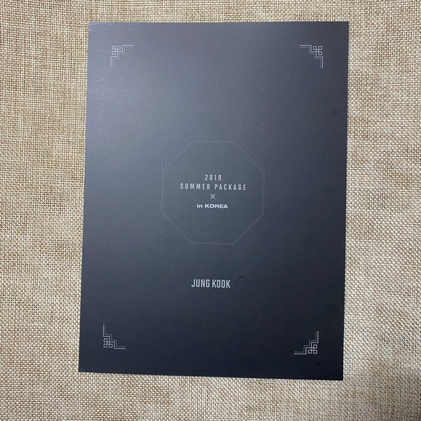 BTS JUNGKOOK [ 2019 Summer Package ] Mini Poster Photocard / New, Rare / Gift
