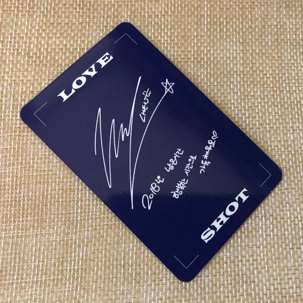 EXO CHEN [ LOVE SHOT ] Official Photocard, 5th Repackage Album / New / Gift