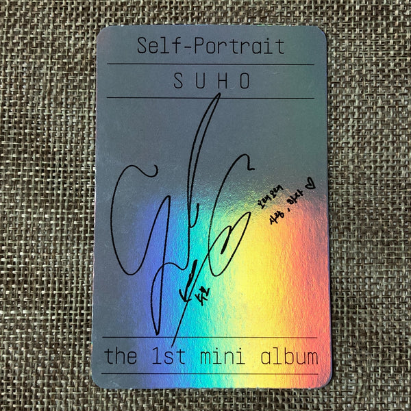 EXO SUHO #7 [ Self Portrait ] Official Photocard, 1st Mini Album / New / Gift