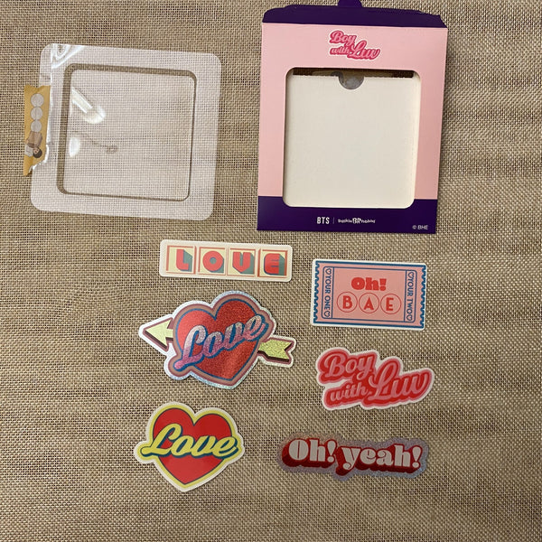 BTS GROUP [Baskin Robbins Promo] Official Limited Sticker Pack Set / New / Gift