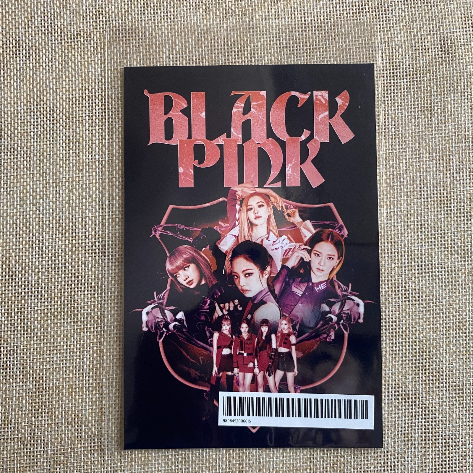 BLACKPINK GROUP #3 [4+1 5th Anniversary Pop-up Store] 4x6 Photo / New, Rare /+G