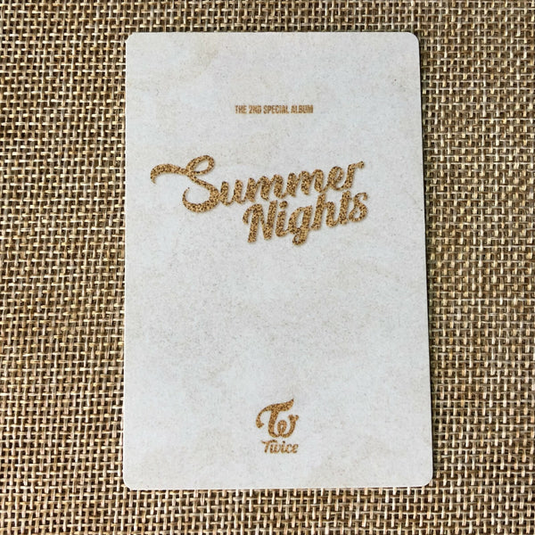 TWICE TZUYU [Summer Nights Pre-Order] Official Photocard, 5th Mini / New / Gift