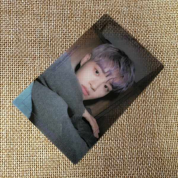WANNA ONE LEE DAEHWI [Nothing Without You] Official Transparent Photocard / Gift