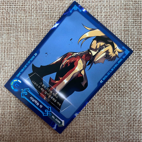 Solo Leveling SL 036 C Card | Cha Hae-in | Korean Webtoon | Official D&C Media