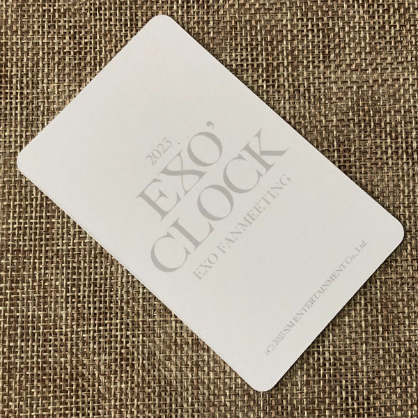 EXO SUHO [ 2023 Fan meeting EXO' Clock ] Official Photocard / New / Gift